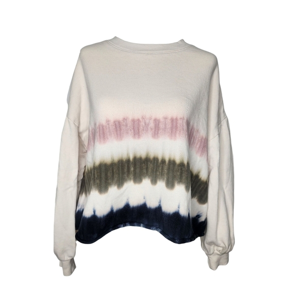 Z Supply Tempest Stripe Tie Dye Sweatshirt  Size XS - Picture 3 of 10